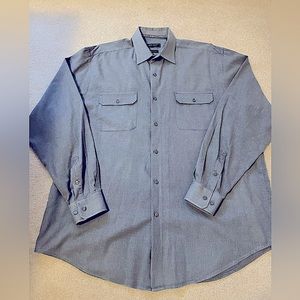Bobby Jones Collection Men’s Button Down Gray Shirt- XL
